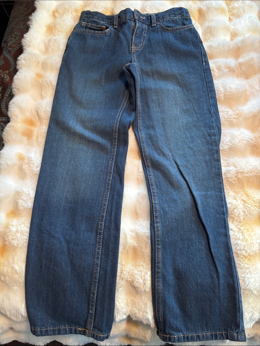 Cat & Jack Straight-Leg Women's Jeans in Dark Blue Denim